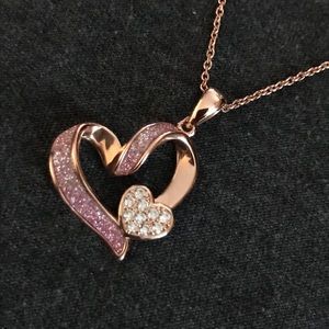 Rose Gold Heart Necklace